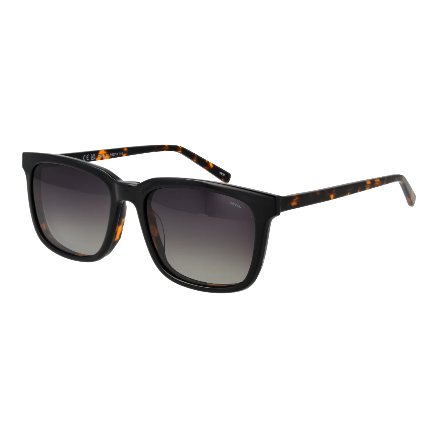 Invu Frames with Sunglasses-Clips M4214 B 56
